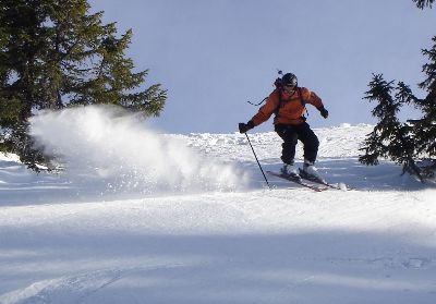Freeriding in Maria Alm - Uwe