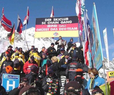 Sölden 2003 - Fantribüne