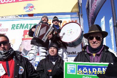 Sölden 2003 - Jimmy, Günther, Willi, Uwe, Adolf