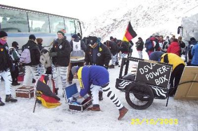 Sölden 2003 - Aufbau