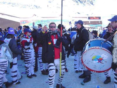Sölden 2003 - Jimmy feiert den Sieg